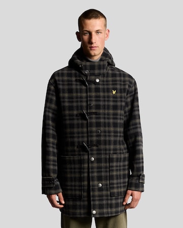 Lyle & Scott Tussenjas 'Modular Tartan' in Zwart: voorkant