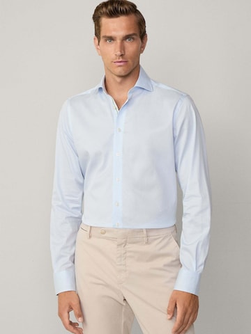 Hackett London Regular Fit Hemd in Blau: Vorderseite
