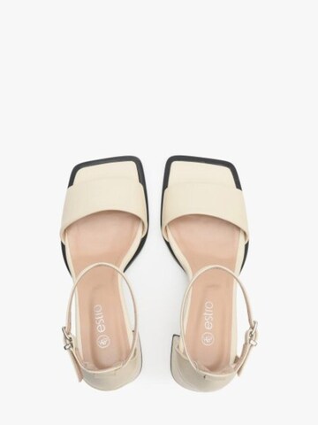 Estro Sandaal '48-142' in Beige