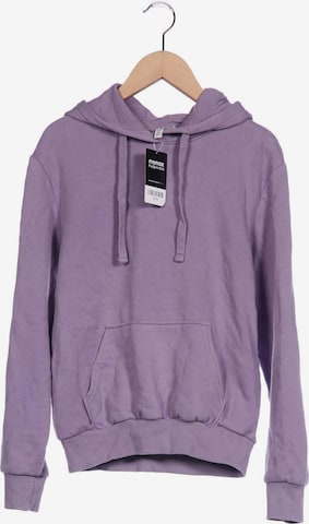 H&M Sweatshirt & Zip-Up Hoodie in XS in Purple: front