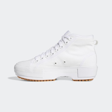 Baskets hautes 'Nizza Trek' ADIDAS ORIGINALS en blanc