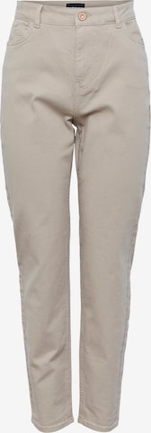 PIECES Slimfit Jeans 'KESIA' in Beige: predná strana