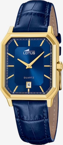 Lotus Analogové hodinky 'Date watch Square Series' – modrá: přední strana