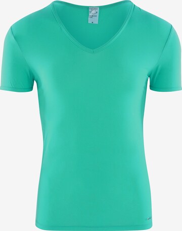 Maillot de corps ' RED0965 V-Neck low ' Olaf Benz en vert : devant