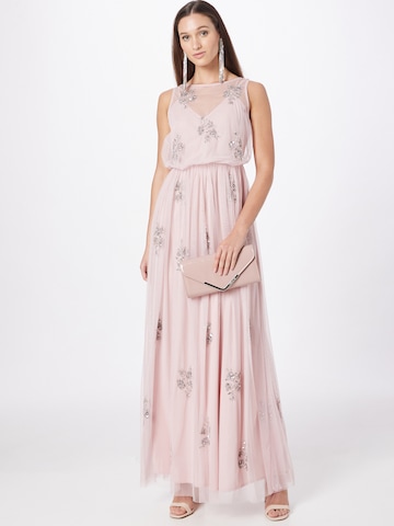 Maya Deluxe Evening Dress in Pink