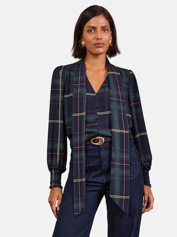 Camicia da donna di love & roses in blu: frontale
