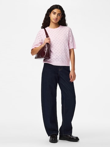 PIECES Pulóver 'PCLELOU' - rózsaszín