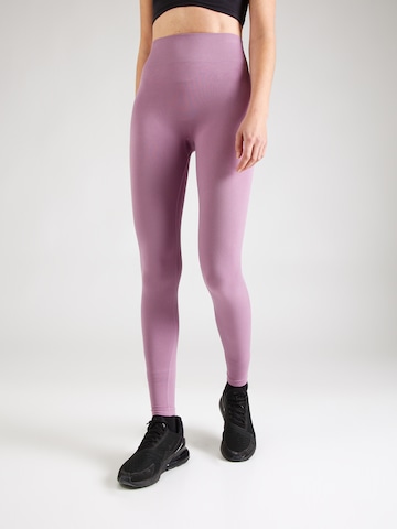 Hunkemöller Slimfit Športne hlače | vijolična barva: sprednja stran