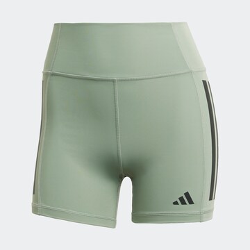 Skinny Pantalon de sport 'Optime' ADIDAS PERFORMANCE en vert : devant