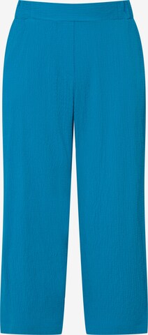 Pantalon Ulla Popken en bleu : devant