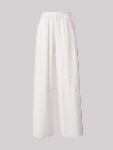 Wide Leg Pantalon ABOUT YOU x Toni Garrn en blanc : devant