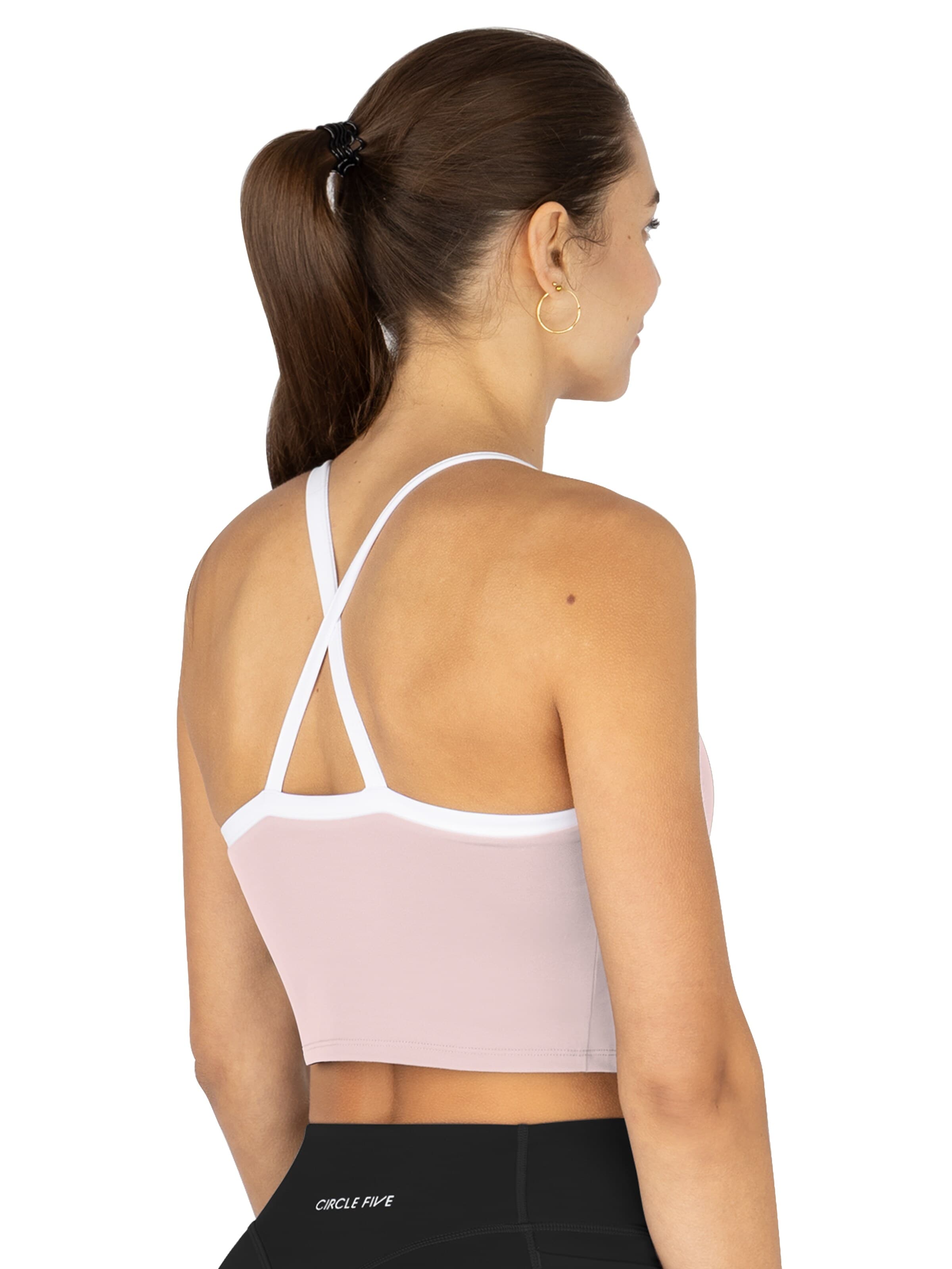 Circle Five Sports top 'Sporttop Damen | Sport-BH mit integriertem BH & Cups | Fitness, Gym Bra & Yoga Top' in Pink