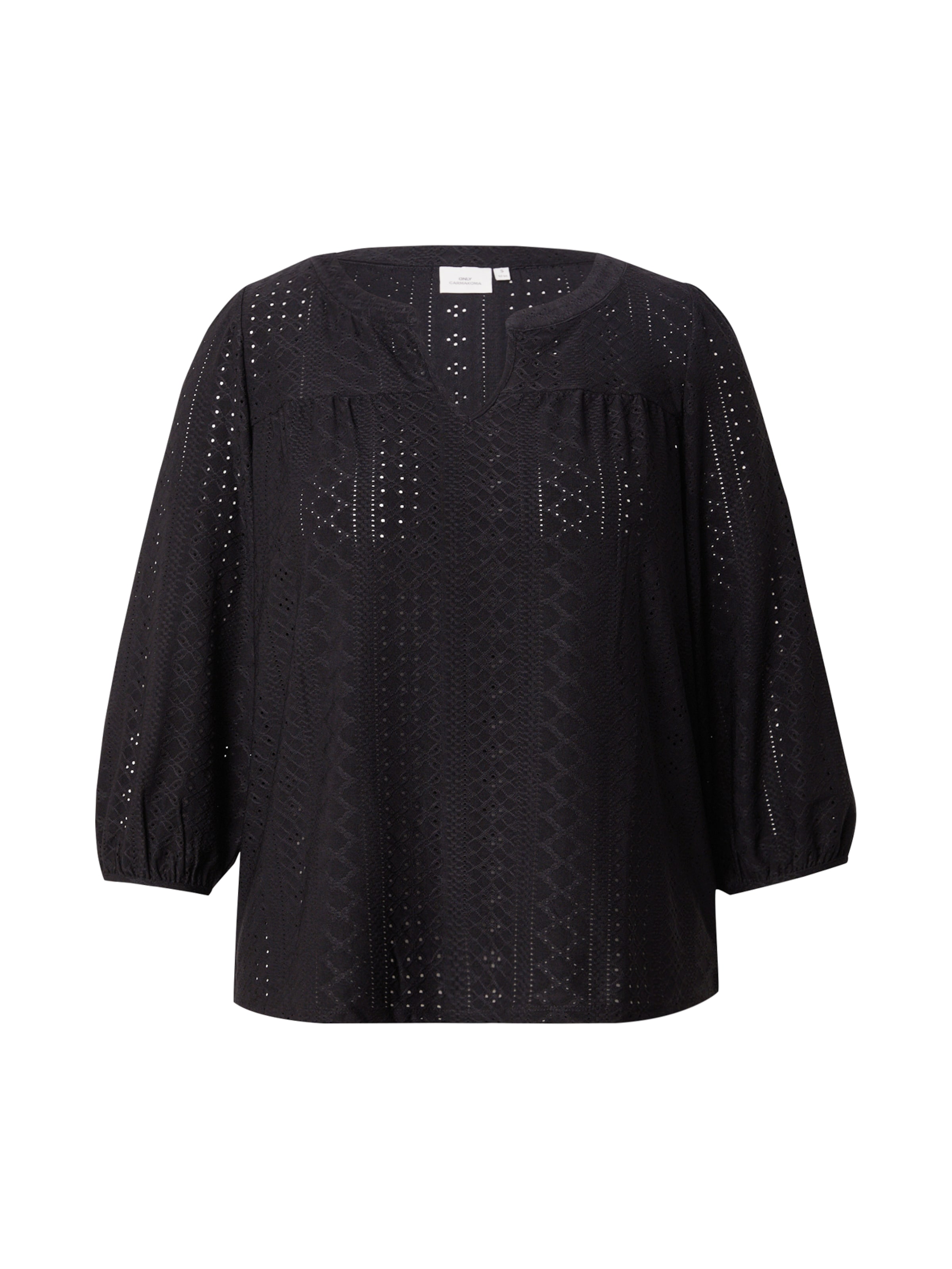 ONLY Carmakoma Blouse 'CARSANDRA' in Black: front