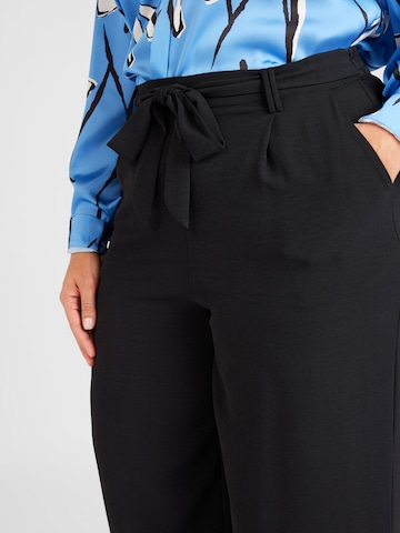 ABOUT YOU Curvy - Pierna ancha Pantalón 'Liane ' en negro