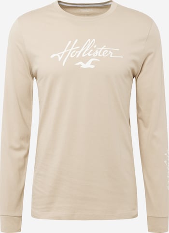 HOLLISTER Shirt in Brown: front