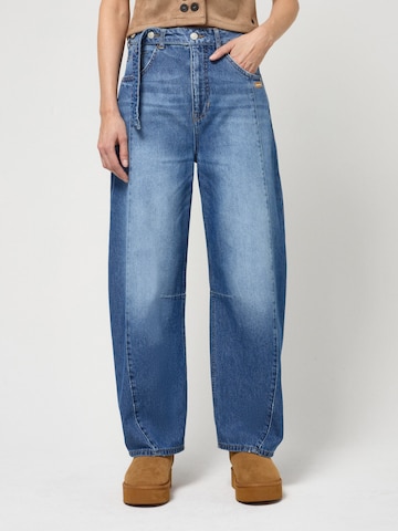 Gang Tapered Jeans '94SARINA SEAM' in Blauw: voorkant