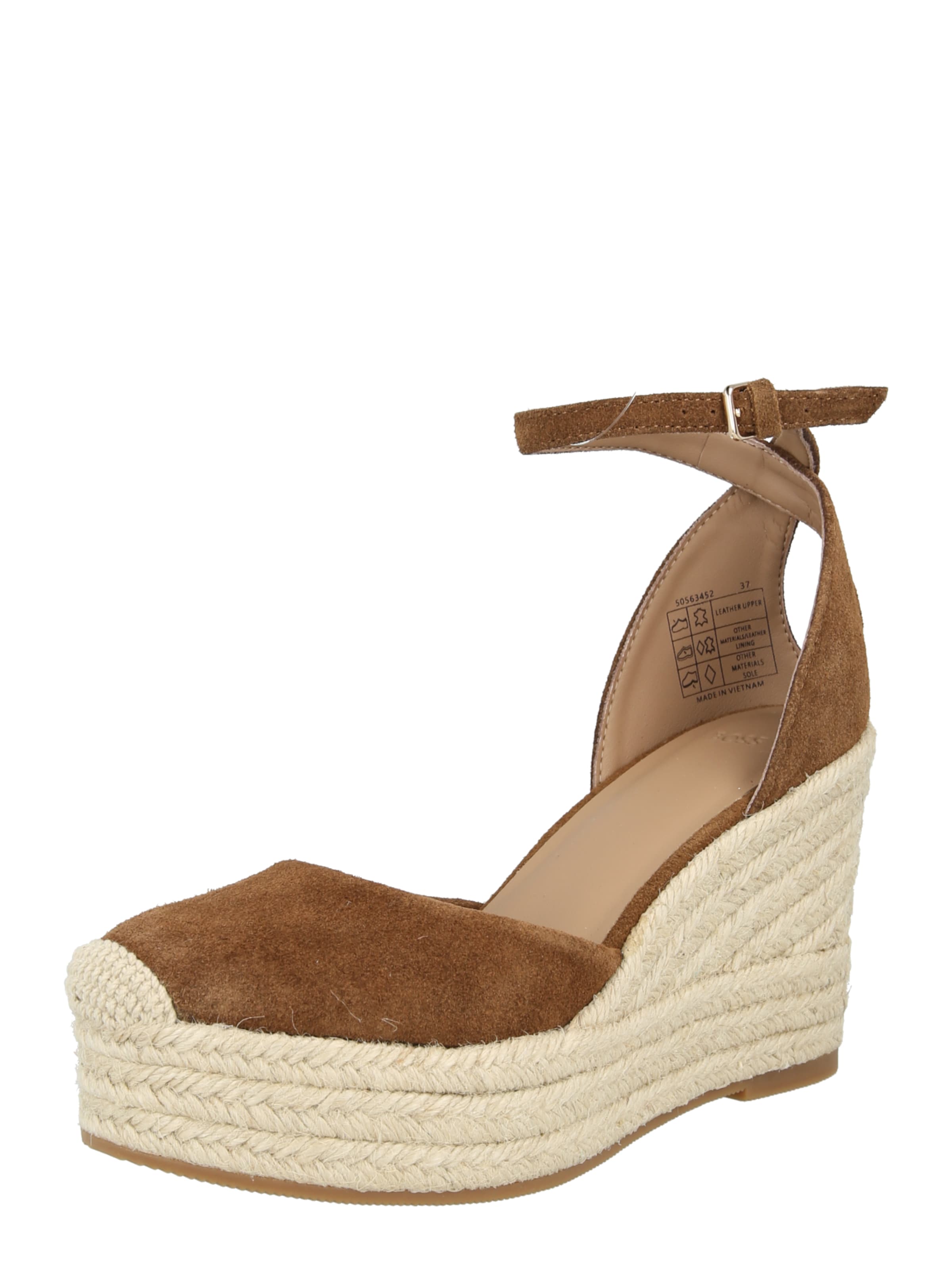 Décolleté sling 'Madeira' di BOSS in marrone: frontale