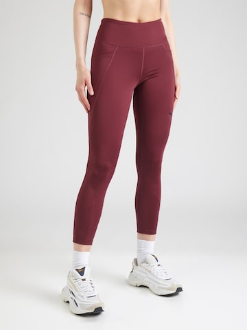 PUMA Skinny Workout Pants 'Tad Essentials' in Red: front