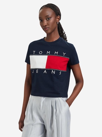 Maglietta 'DW0DW22818' di Tommy Jeans in blu: frontale