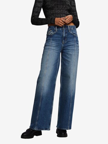 ESPRIT Wide leg Jeans in Blauw
