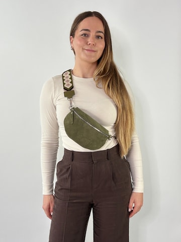 lePelou Gürteltasche 'ONDA small'‌‌‌‌‌‌‌‌ in Grün: Vorderseite