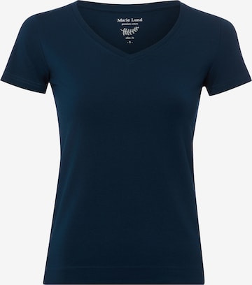 Marie Lund Shirt in Blau: Vorderseite