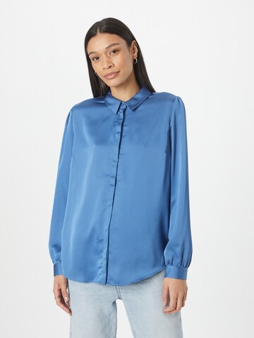 VILA Blouse in Blauw: voorkant