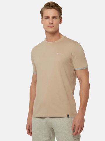 T-Shirt Boggi Milano en beige : devant