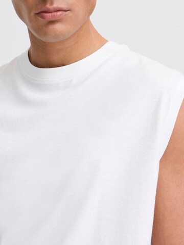 !Solid Rundhalsshirt ' SDBILO ' mit Backprint in Weiß
