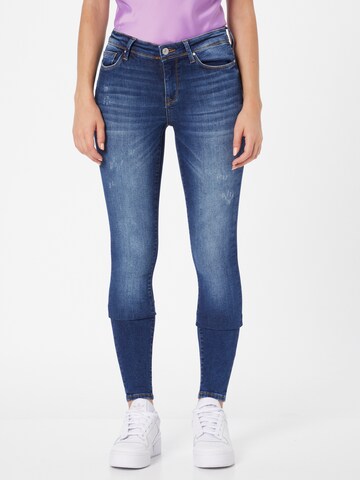 Skinny Jean ONLY en bleu : devant