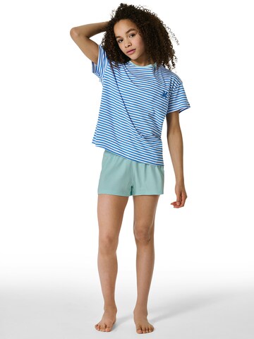 SCHIESSER Shorty ' Nightwear ' in Blau: Vorderseite