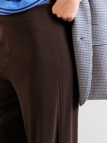 Lindex - Loosefit Pantalón 'Allis' en marrón