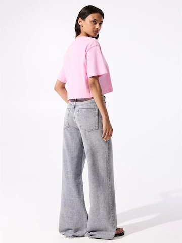 Pull&Bear Tričko - Ružová