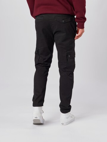 Urban Classics Tapered Cargobroek in Zwart