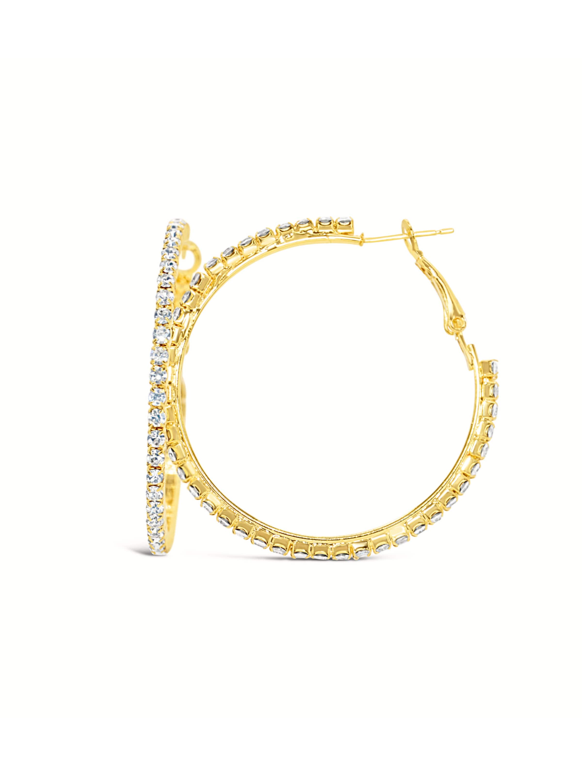 ARS-ARGENTI Ohrringe 'SEXY K-POP HOOPS - gold'‌‌‌‌‌‌ in Gold: Vorderseite