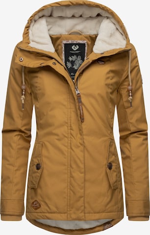 Ragwear Winter jacket 'Monade' in Brown: front