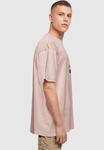 T-Shirt 'Long Beach' Merchcode en beige