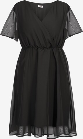 Robe de cocktail 'DENISA' Karko en noir : devant