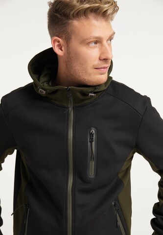 Mo SPORTS Zip-Up Hoodie in Black