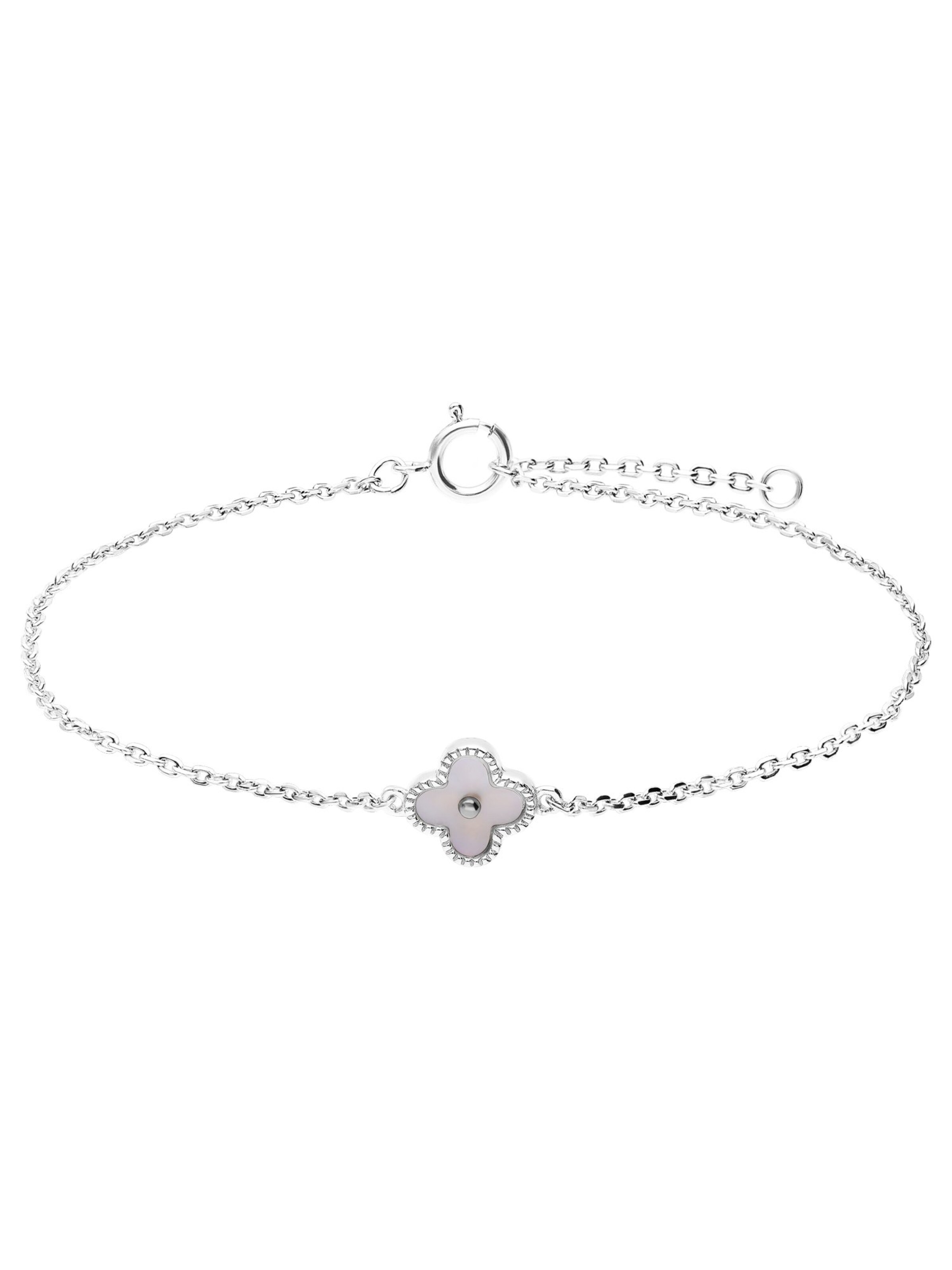 Lucardi Armband 'Statement' in Silber: Vorderseite