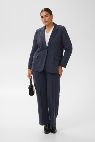 KAFFE CURVE Blazer i blå