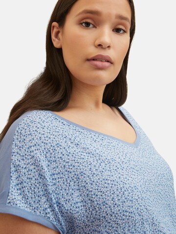 Tom Tailor Women + Shirt in Blauw