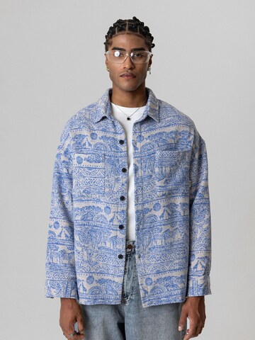 Dandalo Regular fit Tussenjas 'Wesley' in Blauw: voorkant
