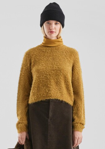 Pull-over QS en jaune : devant