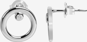 Akzent Earrings '"Beatrice" aus 925 Sterlingsilber, rhodiniert, langlebig' in Silver: front