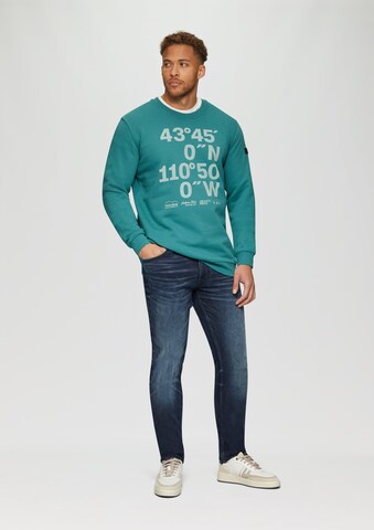 s.Oliver Sweatshirt in Groen