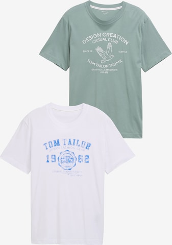 TOM TAILOR T-Shirt in Grün: Vorderseite