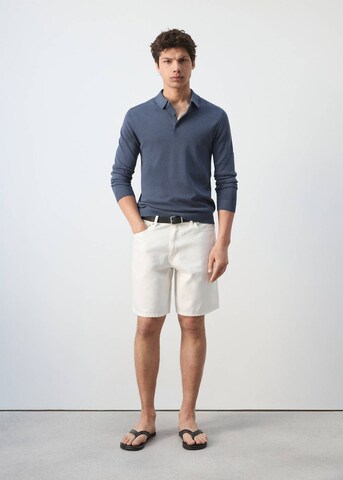 MANGO MAN Sweater 'Pedrosa' in Blue