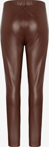 EVOKED Skinny Leggings 'Katy' in Braun