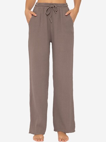 SASSYCLASSY - Loosefit Pantalón en gris: frente